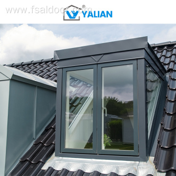 French Style Aluminum Alloy Casement Windows Thermal Break